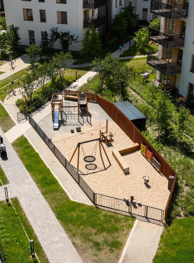 Wola Skwer Happy Apartment Βαρσοβία Εξωτερικό φωτογραφία